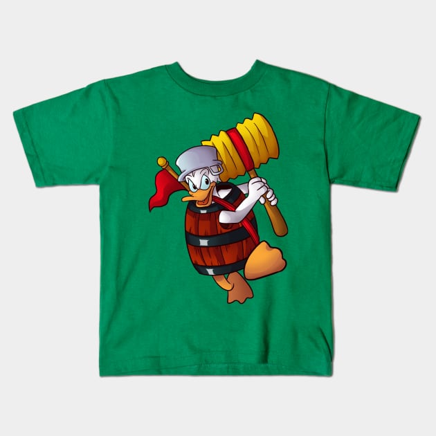 Donald Duck from MAGICAL QUEST Kids T-Shirt by IanDimas